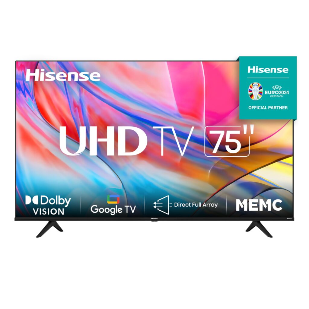 Hisense-Pantalla 4K de 75″ 75A7K Google TV Dolby Vision HDR